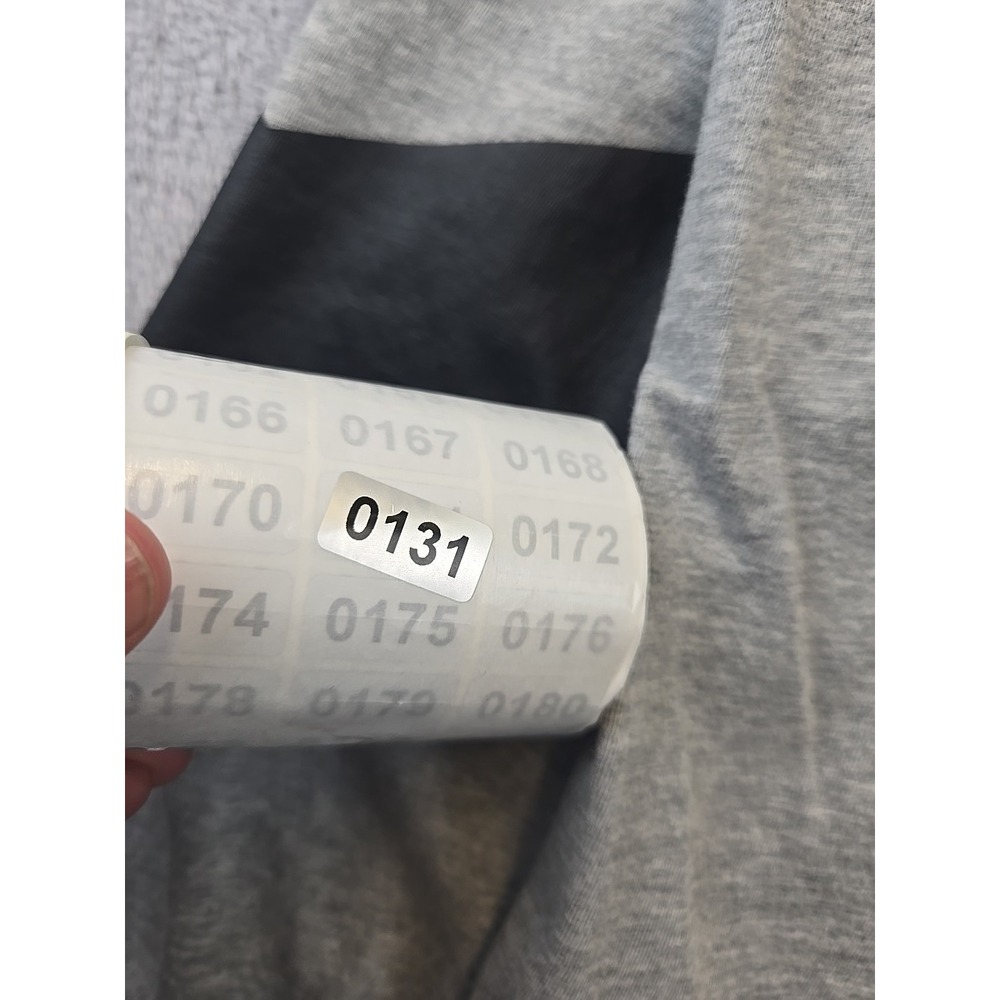 Nike Shirt Nike Air Logo Striped Long Sleeve Athletic Cotton Tee Mens XXL Gray‎ - Picture 11 of 11